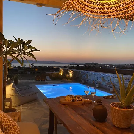 Ypsilon Naxos - Luxury House With Amazing Sea View & Private Pool Casa de Férias