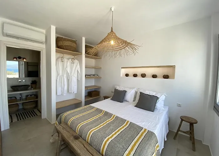 Ypsilon Naxos - Luxury House With Amazing Sea View & Private Pool בית נופש Agia Anna (Naxos)