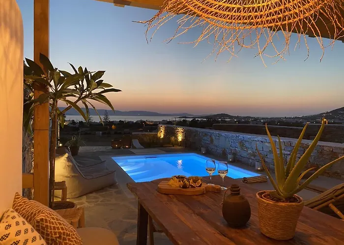 Ypsilon Naxos - Luxury House With Amazing Sea View & Private Pool Holiday home